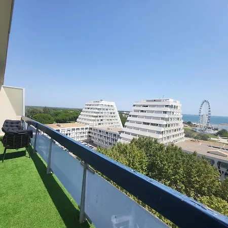 Lumineux Avec Vue Sur A 50 M De La Et Du Centre Apartamento La Grande-Motte